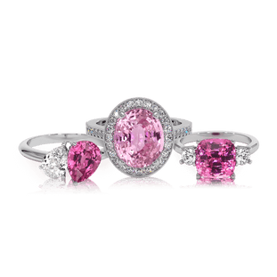 Pink Sapphire Engagement Rings