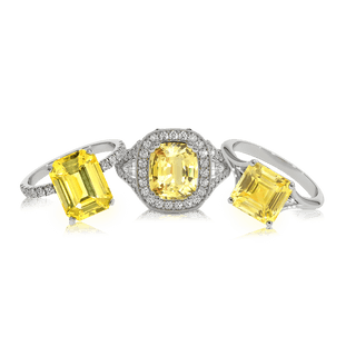 Yellow Sapphire Engagement Rings