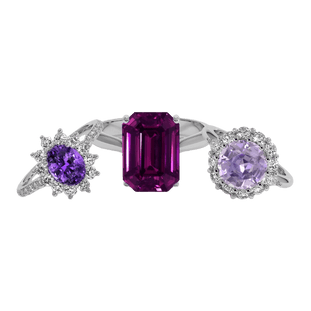 Purple Sapphire Rings