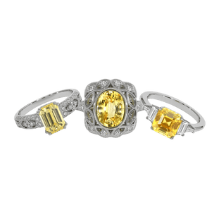 Yellow Sapphire Rings