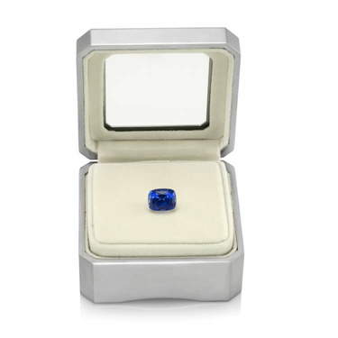 Zinc-alloy sapphire box - open